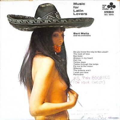 Bert Melia   Music for Latin Lovers LP 1967 Ace of Clubs Stereo Latin Jazz 33