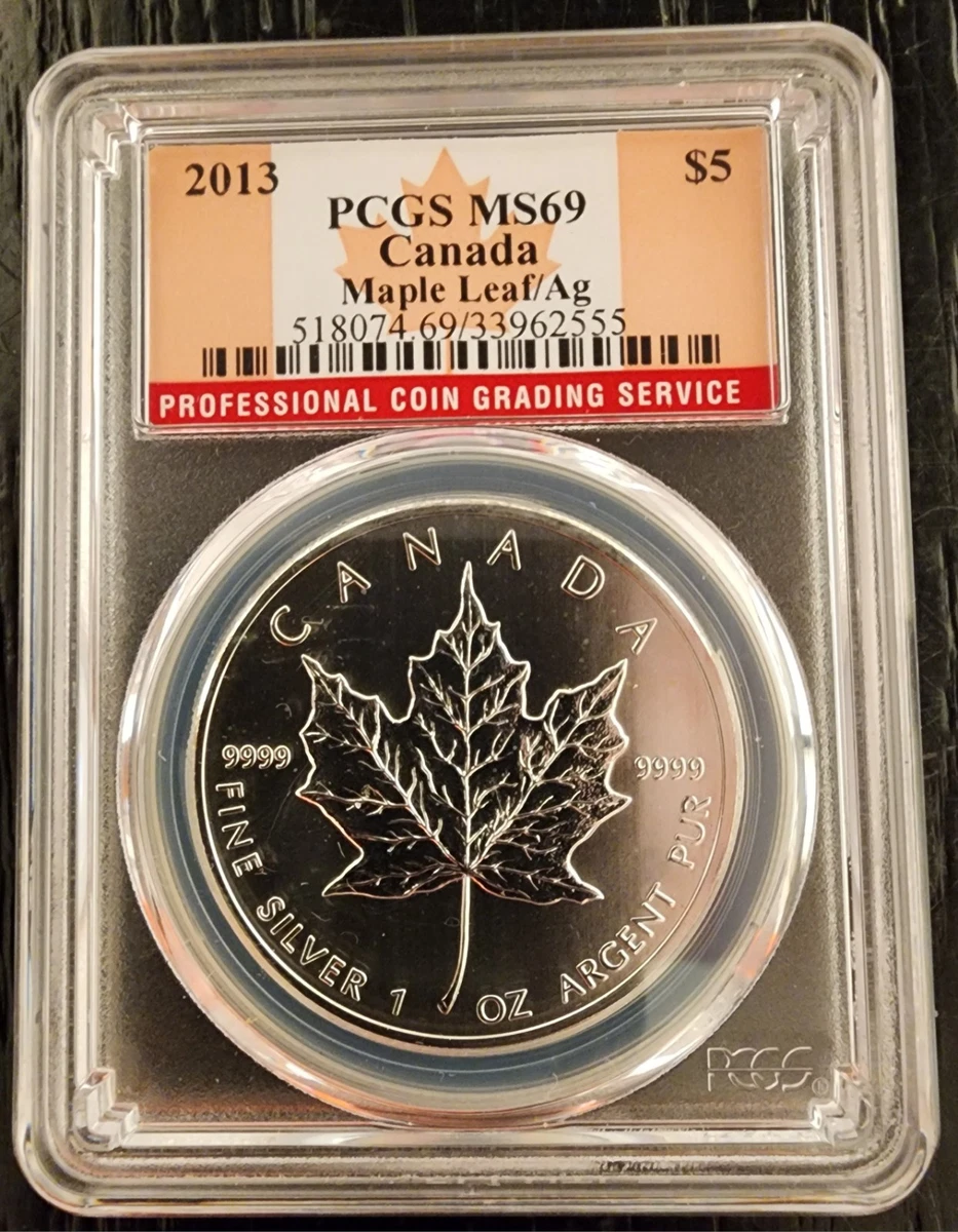 Canadian Maple Leaf MS 69 Silver Bullion Coins for sale | eBay