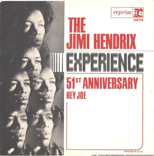 JIMI HENDRIX-RARE PICTURE SLEEVE+STOCK 45--(HEY JOE)--PS--PIC--SLV