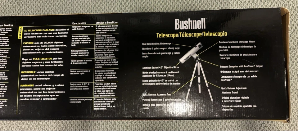 Telescopio localizador de estrellas computarizado Bushnell North Star #78-8846 Foto 3 de 4