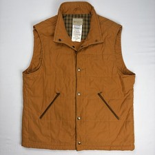 Beretta Vest Mens Size 42 Brown Tan Thermore Quilted Shooting Puffer Italy