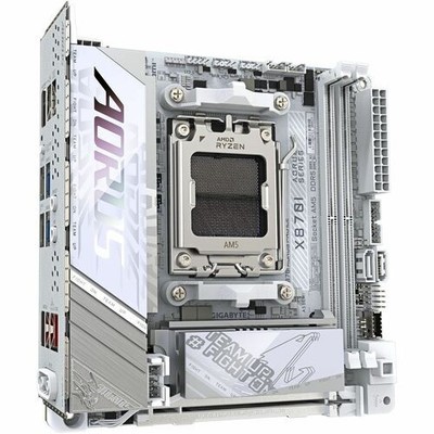 GIGABYTE Ultra Durable X870I AORUS PRO ICE Gaming Desktop Motherboard - AMD X870