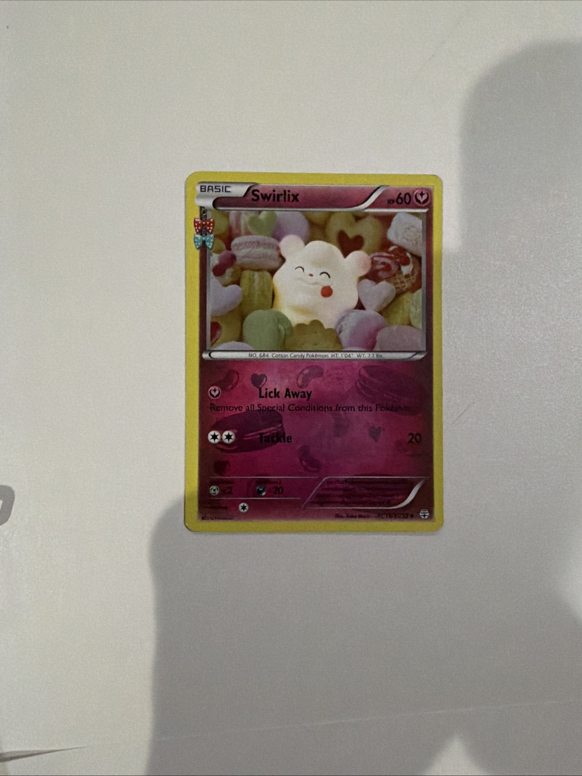 Pokémon TCG Swirlix RC19/RC32 Holo Radiant Collection Generations