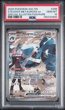 2026 POKEMON ASCENDED HEROES SPECIAL ILLUSTRATION 289 STEVEN'S METAGROSS PSA 10