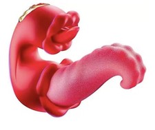10 Speed Personal Massager Rose Vibrator Licking Sucker-Women Waterpoof Discreet
