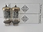 2x ECC83 / 12AX7 TELEFUNKEN tubes - SMOOTH  plates - ECC83 - 1960s