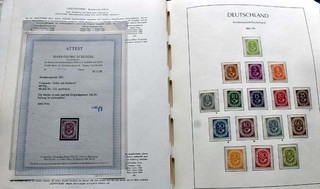 BRD Enorme collezione per lo più nuova di zecca con molte aggiunte serie corno postale alto valore
