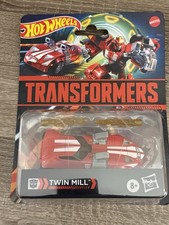 Transformers Collaborative Red TWIN MILL Cross Over Hot Wheels Target Exclusive