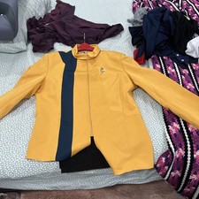 For Cosplay Discovery 4 Red Yellow Blue Starfleet Uniforms Male Jacket Costumes