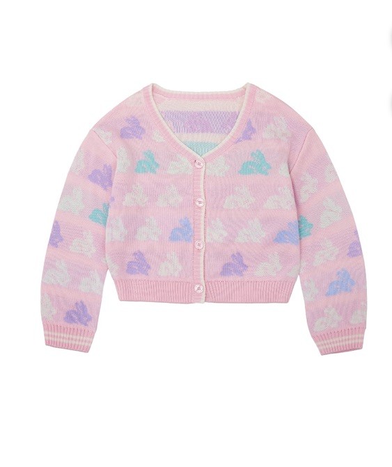 Way To Celebrate Girls Pink Cardigan Sweater Size Small (6-7) NWT