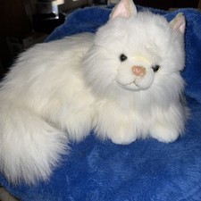 VTG Plush Cat Persian Russ Berrie Nikki Realistic Stuffed Animal Toy Fluffy