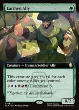 Earthen Ally - Extended Art TLA NM MTG