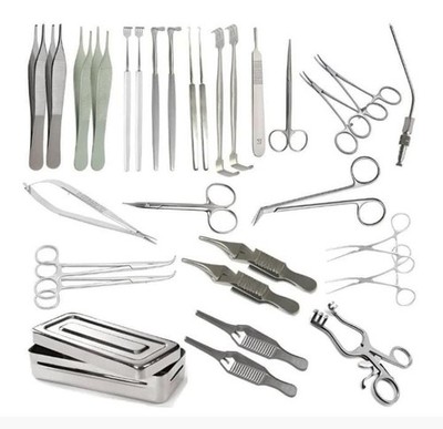 AV Fistula Lab Surgical Instrument Set Stainless Steel Vascular Student Kit