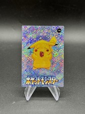 Pikachu Silly Holo Pokemon Vintage Pocket Monsters Vending Prism Sticker 196