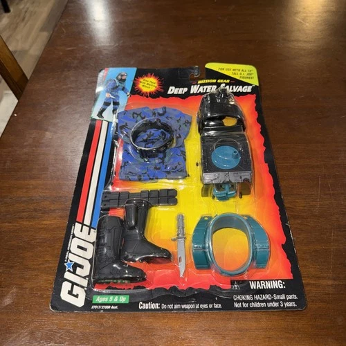 1994 Hasbro GI Joe Deep Water Salvage Mission Gear, Working Winch, Unopened