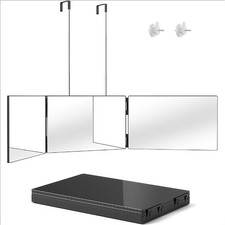 360 Swivel 3-panel Mirror With Adjustable Stand