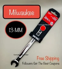 Milwaukee Tool 45-96-9513 13 MM Metric Chrome Combination Wrench