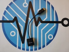 Black Moread Gold Plated Male DisplayPort DP to Female VGA Adapter