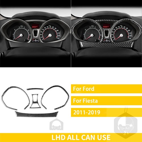 For Ford Fiesta 2011-2019 Accessories Carbon Fiber Car Interior Speedometer - Picture 44 of 62