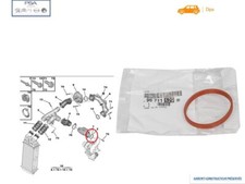 Joint raccord durite air turbo 1.4 HDI V8 1.6 HDI V8 207 208 308 DS 9671152980