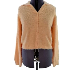 Wild Fable Fuzzy Button-Front Cardigan Sz XS