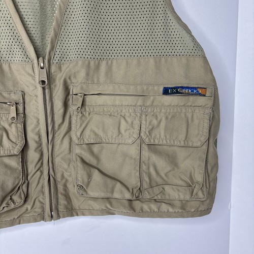 Exofficio Women’s Size 6/8 Tan Outdoor Fishing Hunting Hiking Vest - Picture 2 of 7