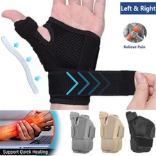 Right Left Thumb Wrist Support Brace Splint Carpal Tunnel Sprain Pulgar Pulsera