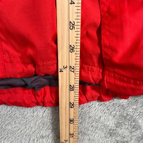 Atlanta Falcons Rain Jacket Mens Size L/X Red Windbreaker Hooded Lightweight - Picture 8 of 9