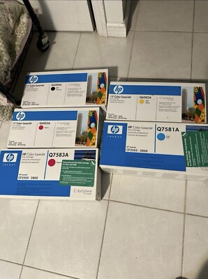 HP Color LaserJet Print Cartridge (set Of 5)