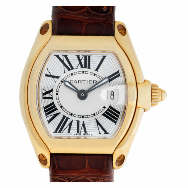 Cartier Roadster Silver Women's Brown 