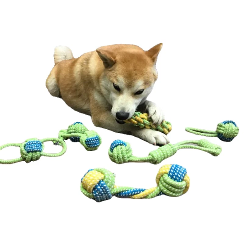 Toy Interactive Cotton Rope Mini Dog Toys Ball Pet Dog Toys for