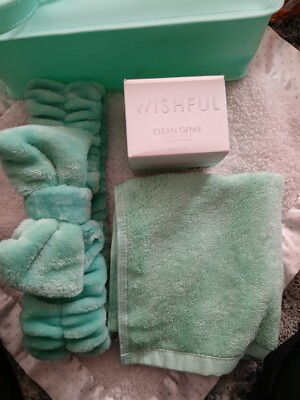 HUDA BEAUTY Wishful Clean Genie Cleansing Butter Green Tea 3.53oz 100g Gift Set
