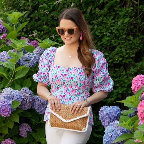 LILLY PULITZER Bitsy Top in Multi Hottie Dottie Women's SIZE 16 New with tags