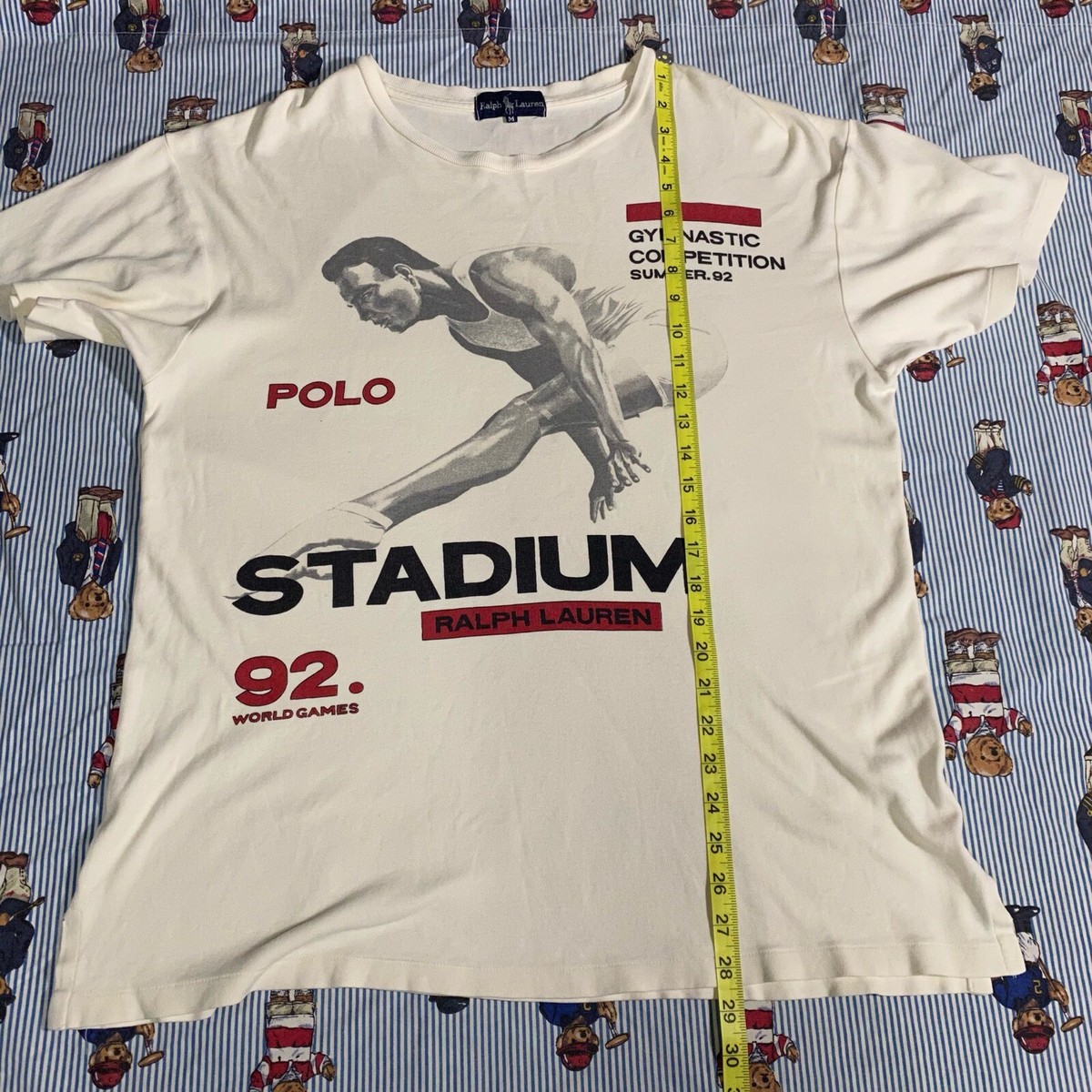 Vintage Polo Ralph Lauren Summer '92 Stadium Gymnastic Graphic T
