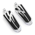 Rider Passenger Chrome Footpegs 10mm Mounts For Harley Touring / Trike Models US