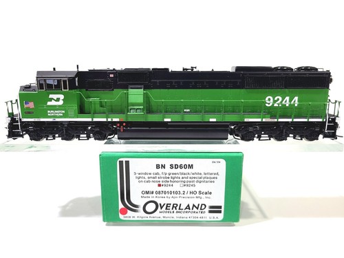 Overland OMI BN EMD SD60M Burlington Northern #9244 HO Latón Modelo #087010103.2 | Zustand: New: Other (See Details)