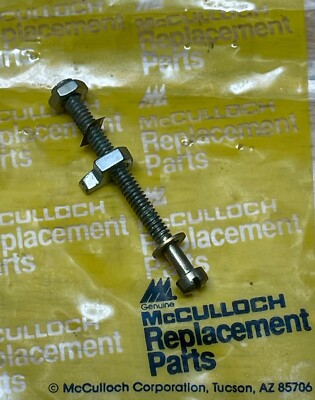 NOS OEM COMPLETE McCulloch Chain Tensioner Fits 10 Series RH Start Saws (Bin 65)