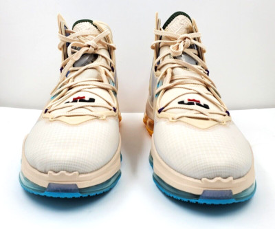 Nike Lebron 19 Shoes Pear White University Red DC9339-200 SZ  display picture 1