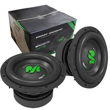 Par de subwoofers para automóvil Deaf Bonce Machete 8" 2400 vatios dobles 2+2 ohmios MF-08S D2
