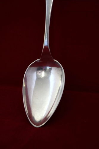 Sterling Shell Leaf 8 1/2" Tablespoon (Serving) 13t CH Maker (1856) 55g - Picture 3 of 16
