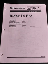 Husqvarna Rider 14 pro 2000-02 Spare parts  H4
