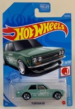 New Hot Wheels Non Super Treasure Hunt JDM 2021 Datsun 510 H Case In USA