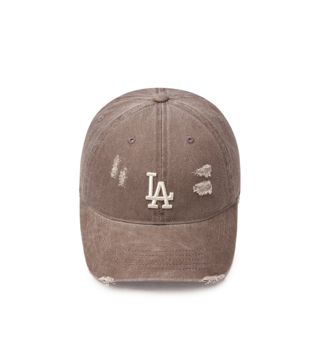 ハット [MLB] DamageWashing Unstruck BallCap LA Dodgers *KARINA PICK AESPA Karina PICK] MLB Damaged Wash Unstructured Ball Cap