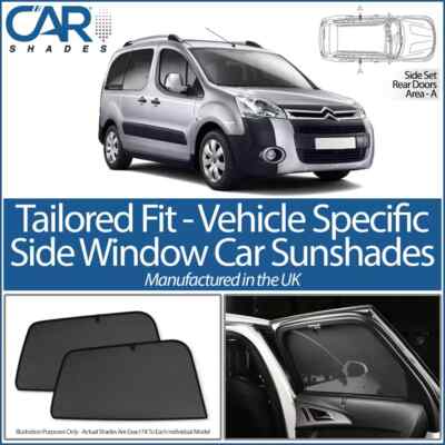CITROEN BERLINGO MULTISPACE 5DR CAR SHADES UK TAILORED UV SIDE WINDOW SUN BLINDS
