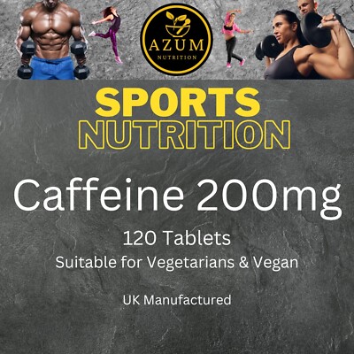 AZUM Koffein 200mg - 120 Tabletten SPORT PRE WORKOUT