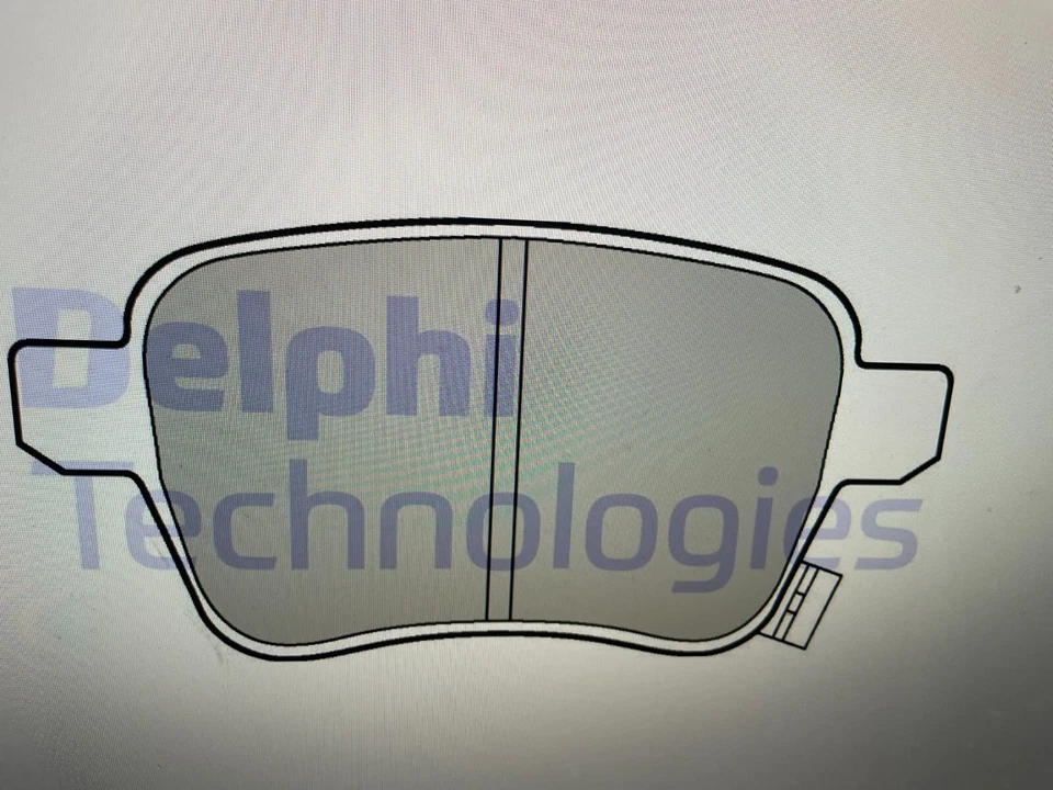 68211493AA Delphi OEM Pastillas de freno traseras para Fiat 500L Foto 2 de 2