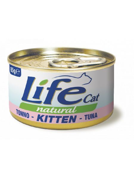 Life Gatto, Natural Lattina 85gr - Kitten Tonno