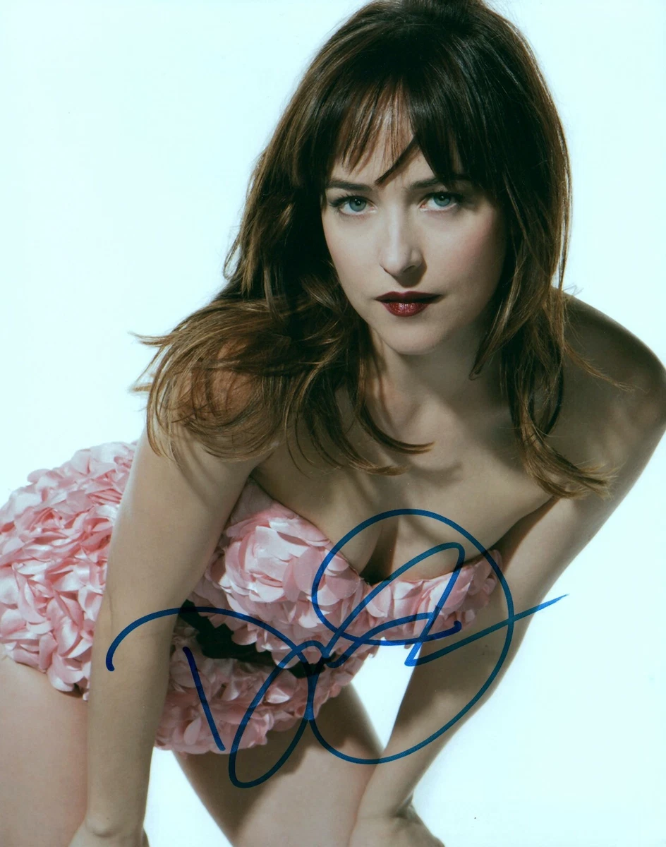 Dakota Johnson Slip Into Something A Shade Darker Signed 8x10 Photo COA 1 |  eBay