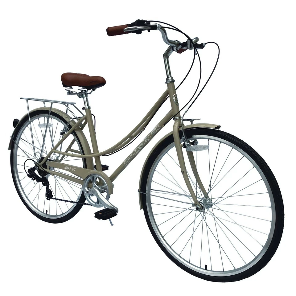 Neumáticos 7 velocidades 700CX35C Shimano palanca de cambios bicicleta de ciudad radios de acero inoxidable bicicleta Foto 4 de 4