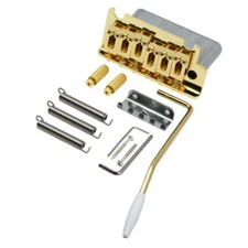 Two-Point Tremolo Bridge Assembly with 14mm Block & Tremolo Arm